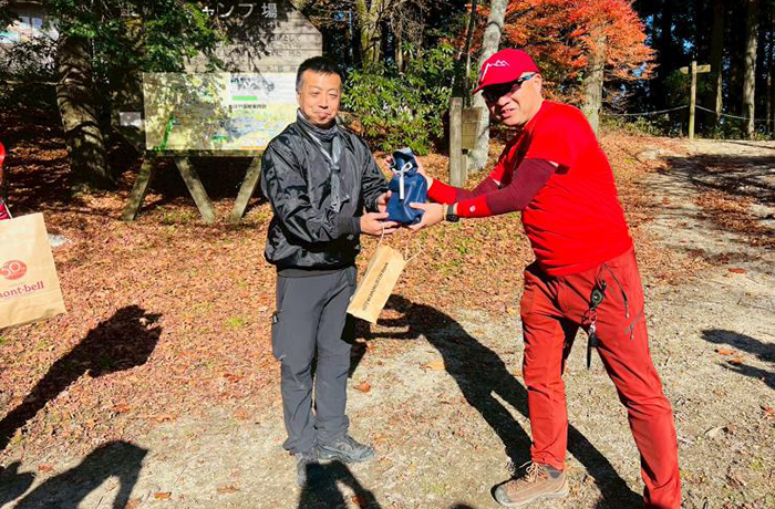 名入れ熊鈴をプレゼント