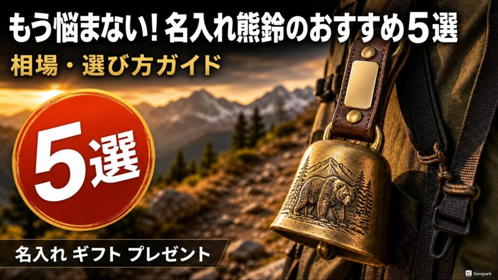 もう悩まない！名入れ熊鈴のおすすめ5選と相場・選び方ガイド
