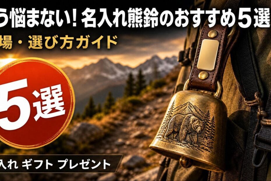 もう悩まない！名入れ熊鈴のおすすめ5選と相場・選び方ガイド
