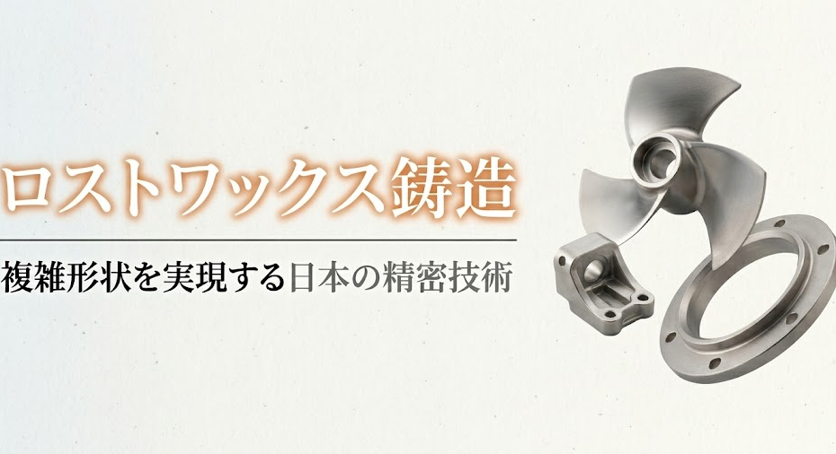 ロストワックス鋳造｜複雑形状を実現する日本の精密技術
