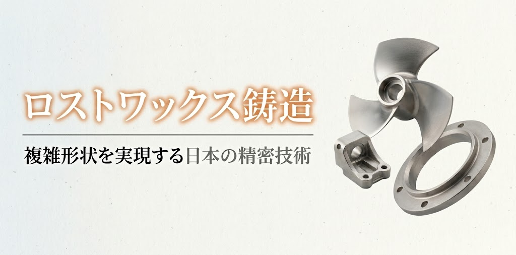 ロストワックス鋳造｜複雑形状を実現する日本の精密技術