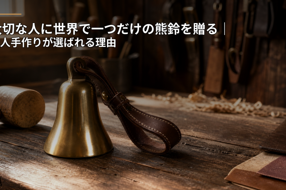 大切な人に世界で一つだけの熊鈴を贈る｜職人手作りが選ばれる理由